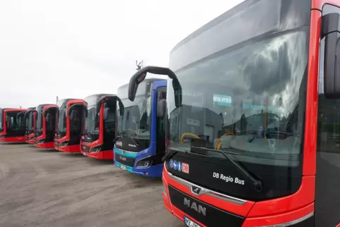 Ab Montag wieder Streik: Busse bleiben im Depot.
