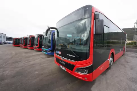 Die Busse von „DB Regio“ bleiben kommende Woche im Depot. 
