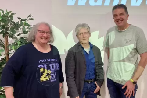 Das Spitzentrio der Grünen für die Kreistagswahl (von links): Barbara Metzger, Manfred Seibel und Bernd Hofer.