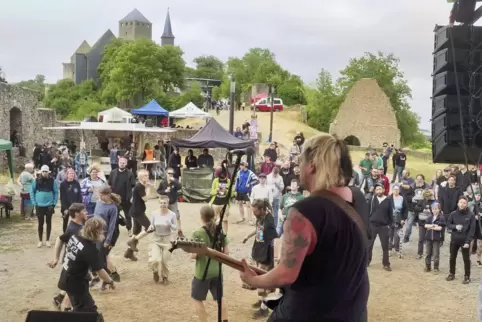 Das Festival „Kein Bock auf Nazis“ im Jahr 2023 mit der Band „Loser Youth“.