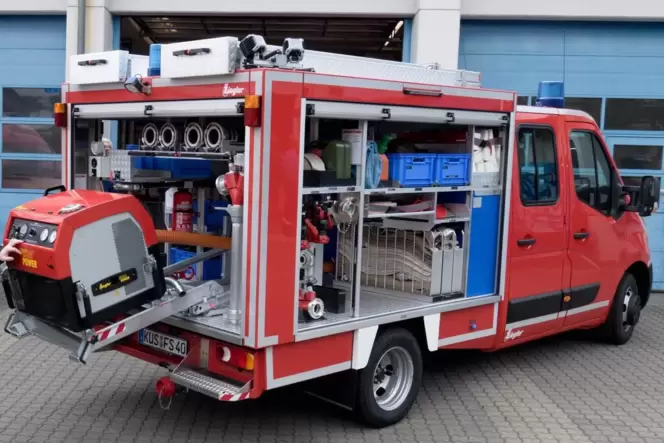 So in etwa wird es aussehen: Dieses Kleinlöschfahrzeug hat 2015 die Feuerwehr Glan-Münchweiler bekommen. Kosten damals: knapp 80