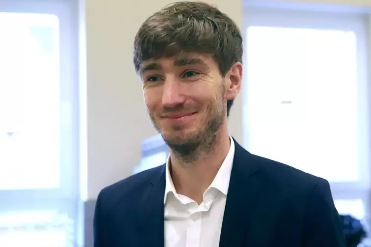 Der neue Chef des Forstamts Pf&auml;lzer Rheinauen: Christopher Skala. 