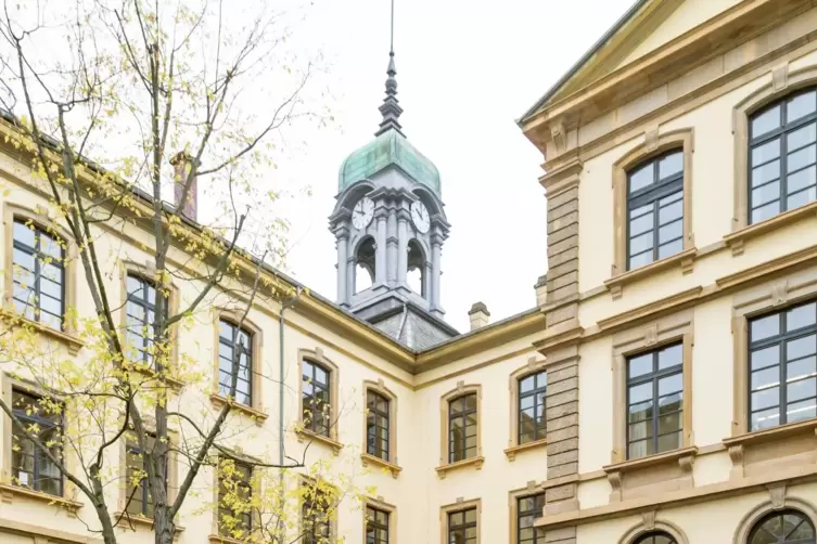 Das Leibniz-Gymnasium war am Montag leerer als sonst. 