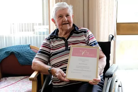 Liesel Teuscher ist 94 Jahre alt und Gründungsmitglied der Landfrauen Mauschbach.