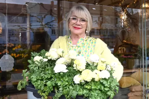 Blumen sind zu einem Luxusgut geworden, hat Andrea Leckron-Gress beobachtet. 