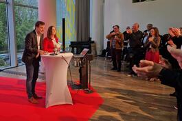 Stellten das SPD-Wahlprogramm vor: David Guthier und Julia May. 