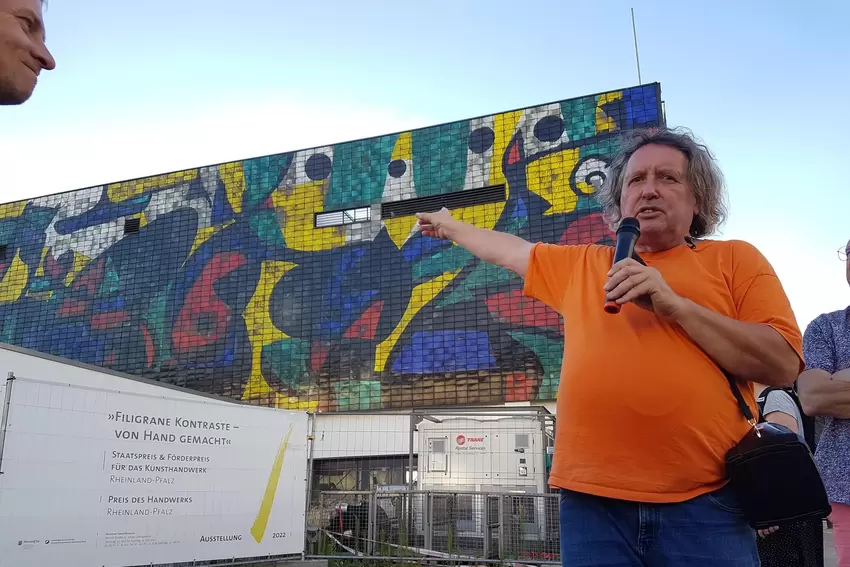 Tour-Zwischenstopp am Wilhelm-Hack-Museum.
