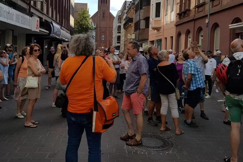 Tourstation Amtsstraße in der Innenstadt.