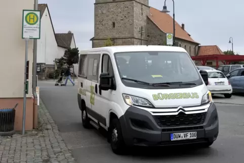 Der Bürgerbus der Verbandsgemeinde Freinsheim. 