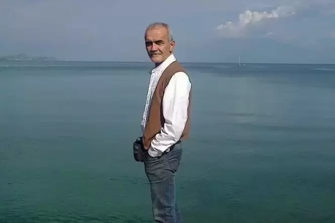 Enzo Fattori am Ufer des Gardasees.