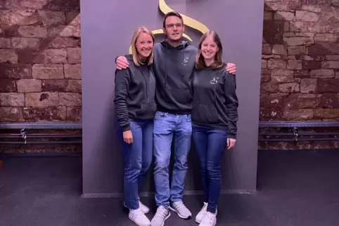 Die junge Schreieck-Generation: Jana, Julian und Patricia. 