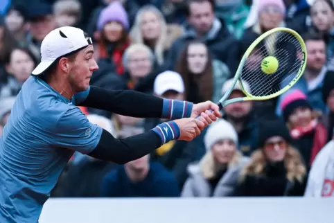 Trotzte in München der Kälte und prominenten Gegnern: Jan-Lennard Struff.