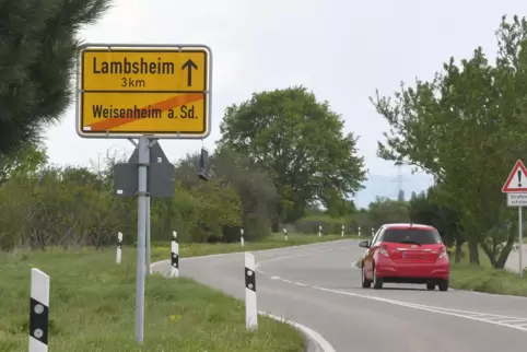 Wer die Landstraße zwischen Lambsheim und Weisenheim am Sand benutzt, muss sich auf größere Einschränkungen einrichten. 