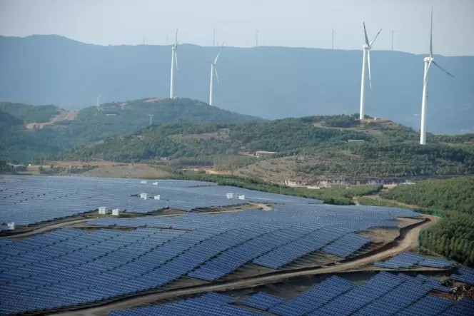 Erneuerbare Energien – hier in der Provinz Guizhou – werden in China so schnell und stark ausgebaut wie in keinem anderen Land.