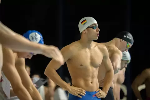 Blieb unter 100 Meter Freistil erstmals unter 50 Sekunden: Wsf-Schwimmer Michael Raje. Blieb unter 100 Meter Freistil erstmals unter 50 Sekunden: Wsf-Schwimmer Michael Raje.