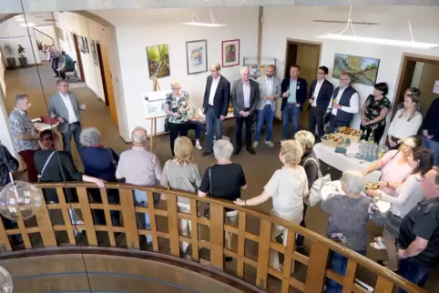 Ausstellungseröffnung im Rathaus Landstuhl im Mai vergangenen Jahres.