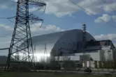 Mit Schutzabdeckung: stillgelegtes AKW in Tschernobyl. 