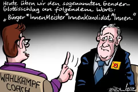 Diese Karikatur hatte das „Donnersberger Echo“ begleitet. Diese Karikatur hatte das „Donnersberger Echo“ begleitet.