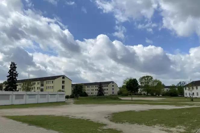 Gelände: Aufnahmeeinrichtung für Asylbegehrende in Speyer-Nord.