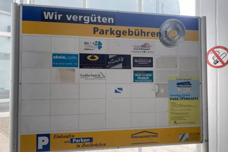 Die Parkm&uuml;nze wird kaum noch genutzt. 