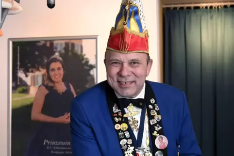 Karlheinz Ungefehr war lange Präsident der Lambsheimer Schlossnarren.