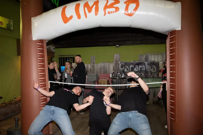 Die Limbostange an der Caramba Tex-Mex-Bar war eine echte Herausforderung.