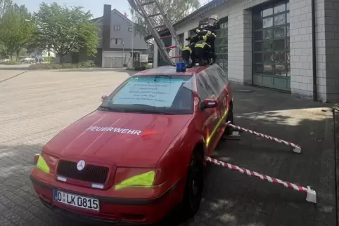 Kennzeichen, Stadtwappen - die „Hexen“ hatten sich viel mühe gegeben. 