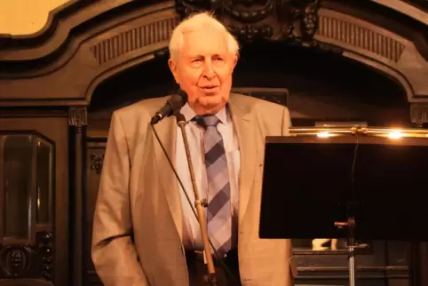 Einer der Redner des Abends: Bernhard Vogel 