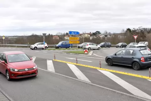 Die Auffahrt auf die B271 am Neuberg war auch 2023 eine Unfallhäufungsstelle. 