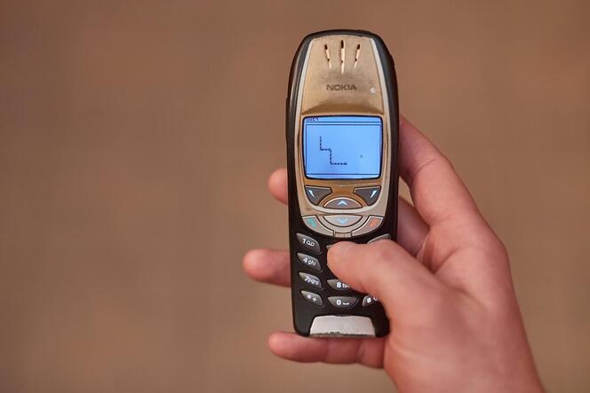 Kult: das Spiel Snake auf dem Nokia 6310i.