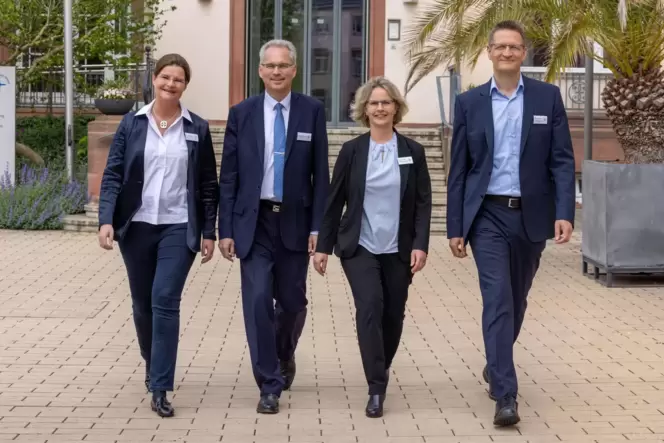 Der neue Vorstand (von links): Isabelle Wien, Udo Langenbacher, Bianca Pfeuffer, Dietmar Kauderer.