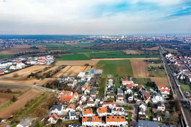 Ein Thema im Flächennutzungsplan: Die Fläche für ein geplantes Baugebiet in Berghausen.