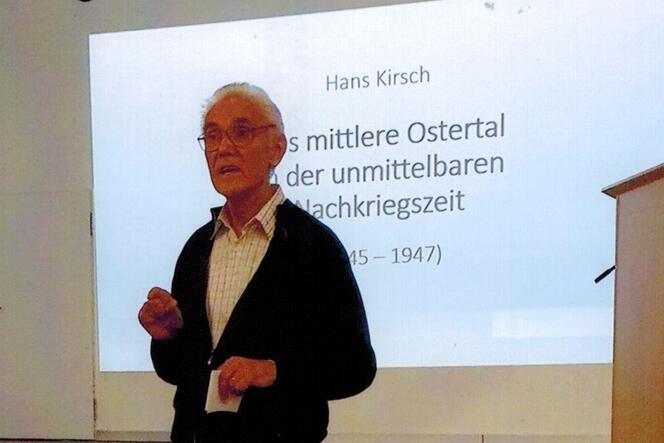 Experte fürs Ostertal und seine Geschichte: Auch als Vortragsredner wir Hans Kirsch geschätzt.