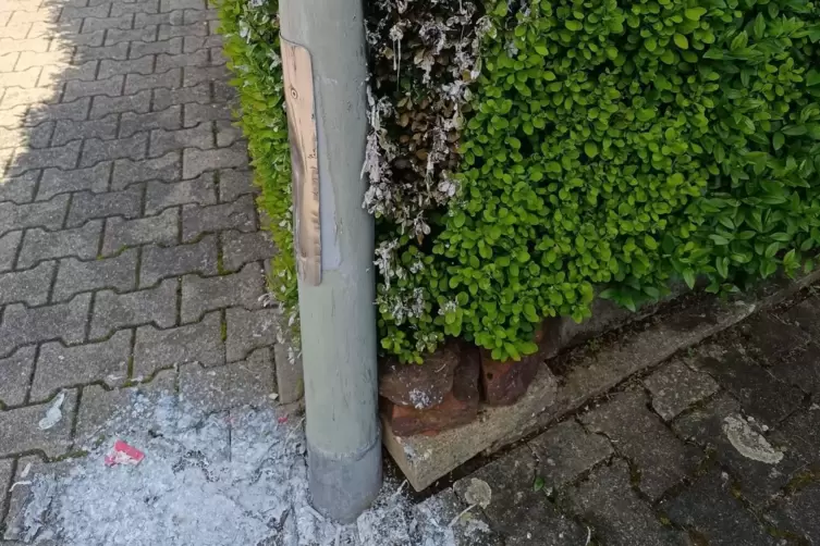 In Sembach wurden an mehreren Stellen im Ort Wahlplakate der SPD angez&uuml;ndet. In einem Fall geriet eine Hecke in Brand. 