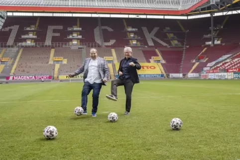Davon träumt wohl jeder Fan des 1. FC Kaiserslautern: Einmal auf dem Rasen des Fritz-Walter-Stadions gegen den Ball treten. Joha