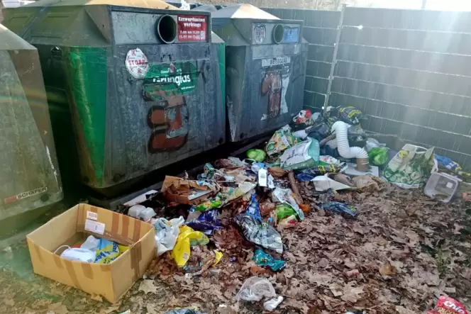 Seit Monaten wird an den Containerstellplätzen in Münchweiler allerlei Müll entsorgt. Das bringt den Ortsbürgermeister auf die P