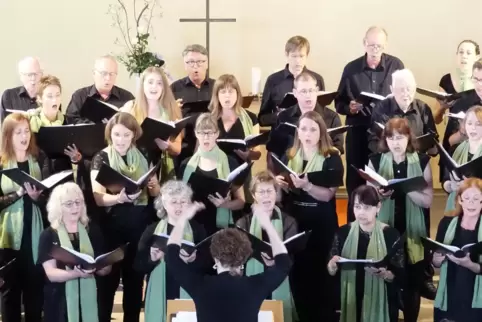 Der Rheinland-Pfalz-International-Choir, hier bei einem früheren Auftritt an anderer Spielstätte.