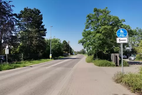 Geht es nach den Bürgern, wird der Radweg vom neuen Friedhof bis zum Edeka-Markt verlängert.