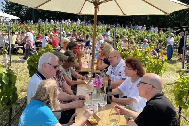 Genuss im »Keschdebusch«: Im vergangenen Jahr war der Birkweiler Weinfrühling ein Publikumsmagnet.