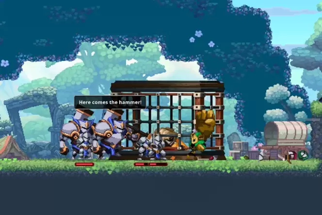 Ein Screenshot aus dem Spiel »Skul - The Hero Slayer«