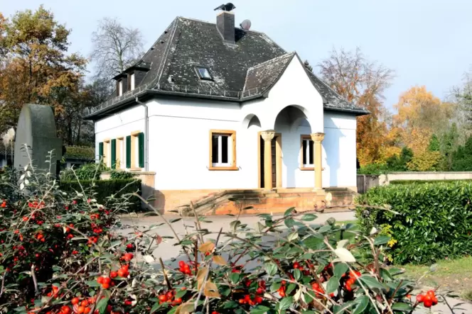 Friedhof Speyer: Haus des ehemaligen Verwalters.