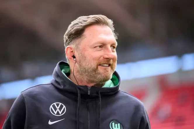 Trainer Ralph Hasenhüttl vom VfL Wolfsburg