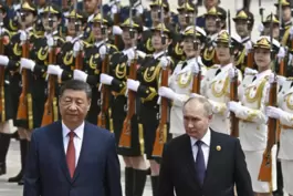 An Brimborium kaum zu überbieten: Xi Jinpings Empfang für den „alten Freund“ Wladimir Putin.
