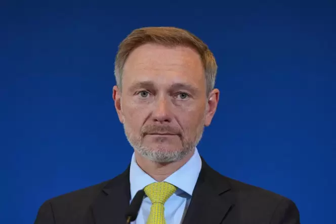 Ernste Lage, ernstes Gesicht: Finanzminister Christian Lindner (FDP) bei der Pressekonferenz zur Steuerschätzung am Donnerstag.