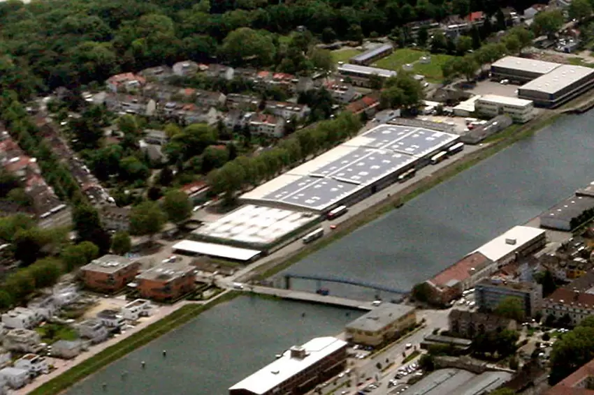 So sah das Areal vor dem Brand aus.