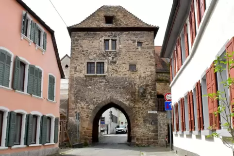 Das Haintor wird jetzt saniert.