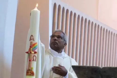 Pfarrer Pious Paul Oroplackal wechselt nach Ramstein. 