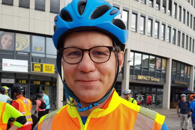 &bdquo;Wir m&uuml;ssen jede Tour der aktuellen Baustellenlage anpassen&ldquo;, sagt Bernhard Miller, Sprecher des ausrichtenden Vereins Rhein-Nec
