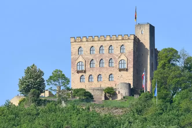 Das Hambacher Schloss ist ein wichtiger Schauplatz des Demokratiefests.