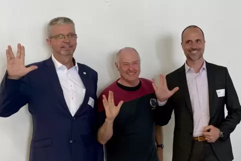 Outete sich bei der Präsentation als Star-Trek-Fan: der rheinland-pfälzische Wissenschafts- und Gesundheitsminister Clemens Hoch